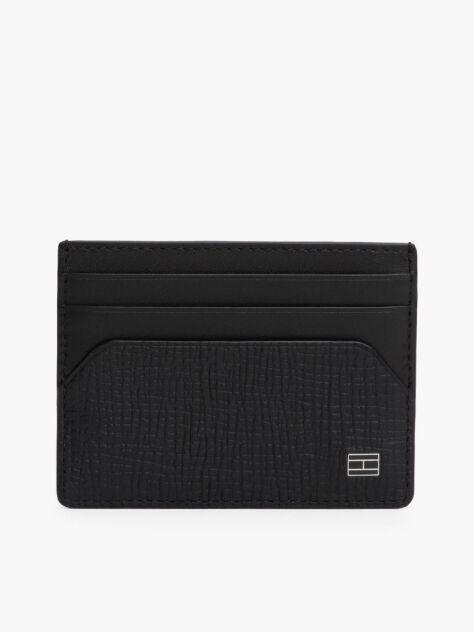 Black Hilfiger Flag Credit Card Holder  Men
