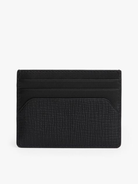 Black Hilfiger Flag Credit Card Holder  Men