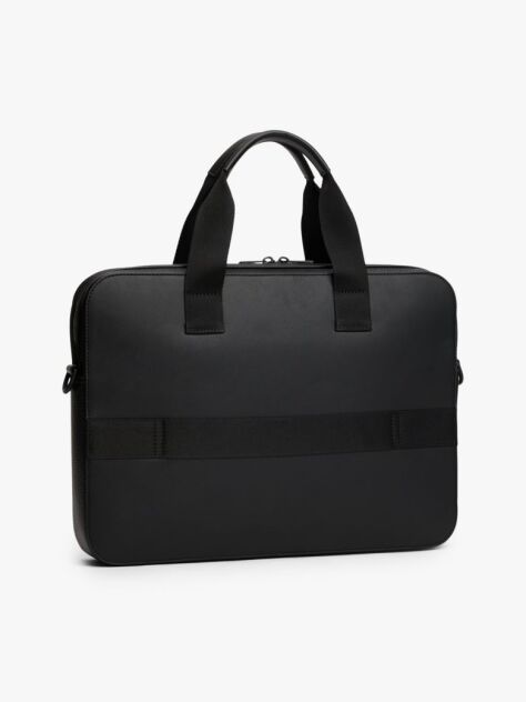 Black TH Monogram Laptop Bag  Men