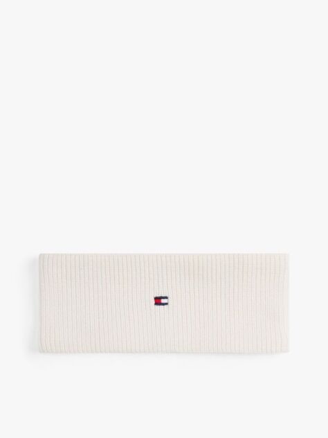 White Essential Kids' Twist Flag Headband  Kids Unisex