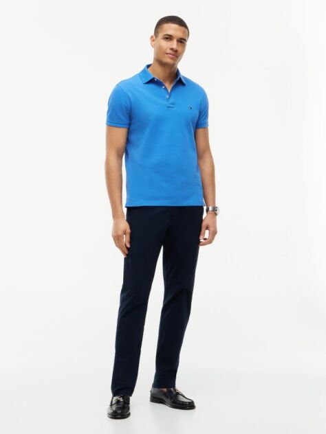 Blue 1985 Collection Slim Fit Pique Polo  Men
