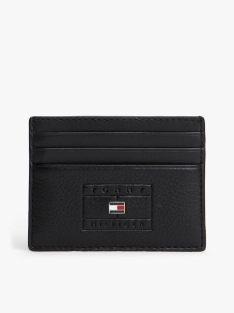 Black Casual Leather Credit Card Holder  Men