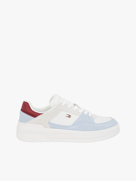 Multi Mixed Texture Basketball Trainers  Women