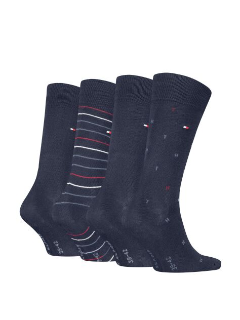 Blue 4-Pack Socks Gift Set  Men