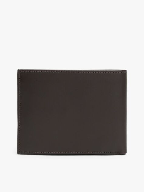 Brown Mesh Flap Wallet  Men