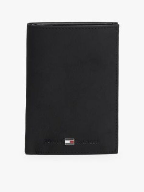 Black Portrait Trifold Wallet  Men