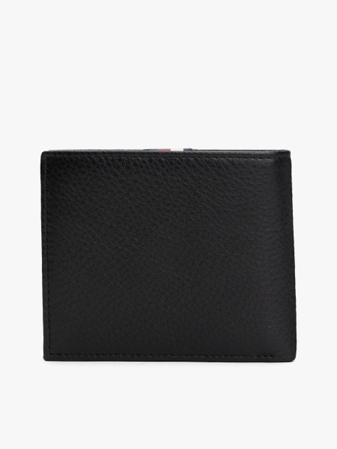 Black TH Business Corporate Leather Wallet  Men