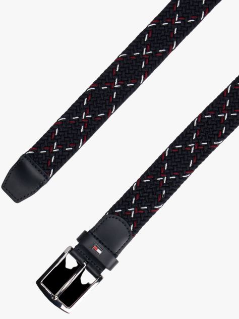 Blue Woven Elasticated Belt  Men