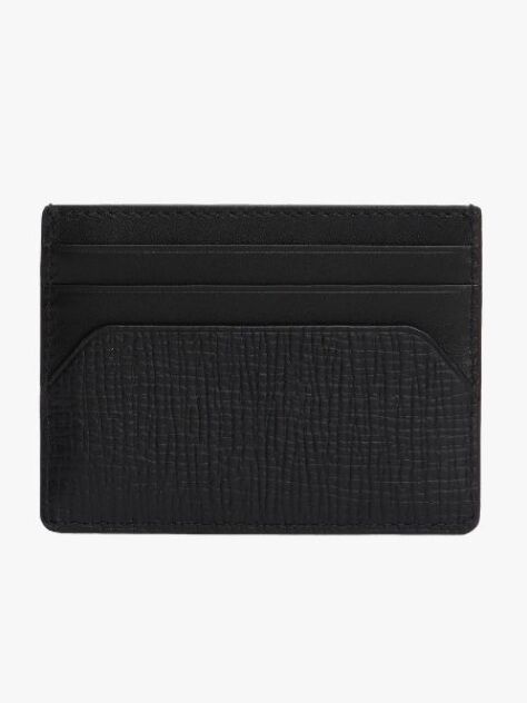 Black Hilfiger Flag Credit Card Holder  Men