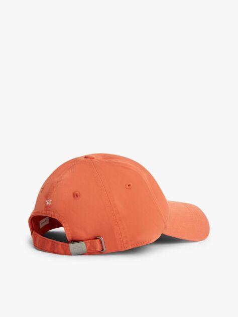 Orange Hilfiger Flag Embroidery Baseball Cap  Men