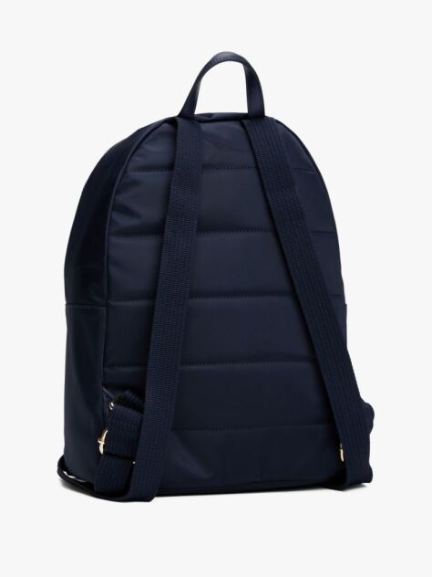 Blue Metallic Detail Backpack  Women