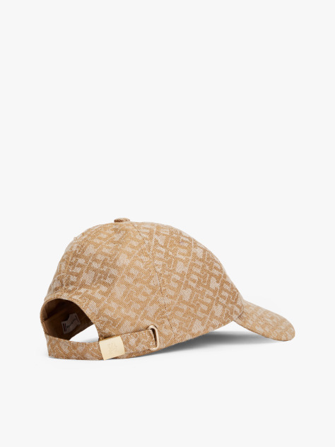 Brown TH Monogram Baseball Cap  Women