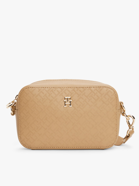 Beige Hilfiger Monotype Strap Camera Bag  Women