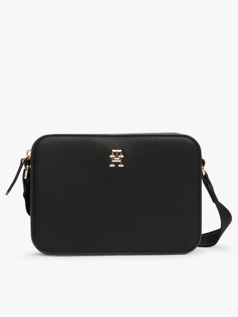 Black Hilfiger Monotype Strap Camera Bag  Women