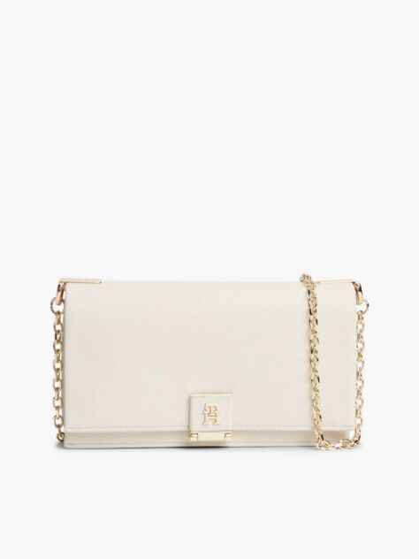 Beige TH Monogram Crossbody Bag  Women