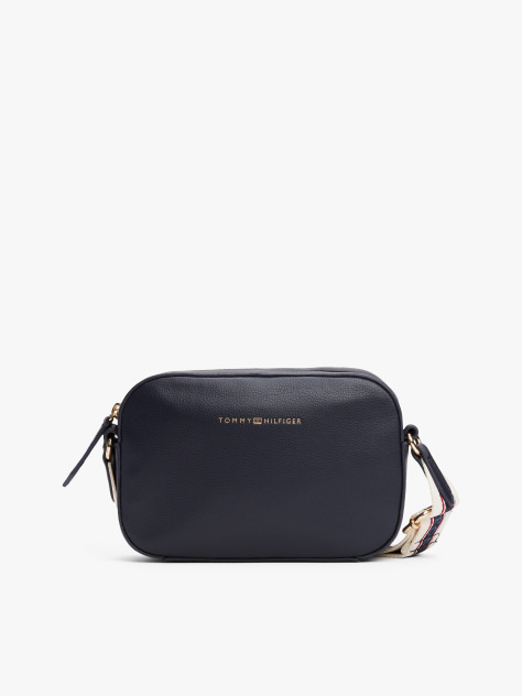 Blue Logo Webbing Strap Camera Bag  Women