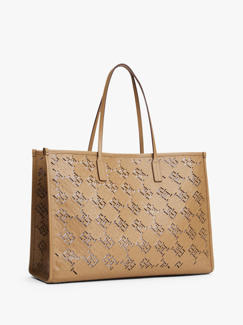 Khaki City TH Monogram Tote Bag  Women