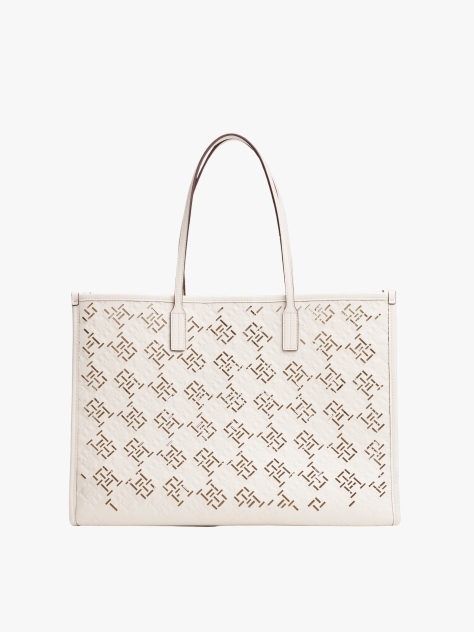 Beige City TH Monogram Tote Bag  Women
