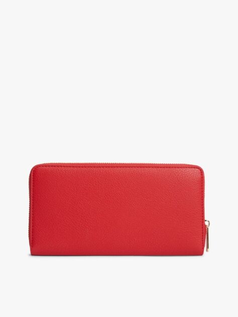 Red Hilfiger Icon Zip-Around Wallet  Women