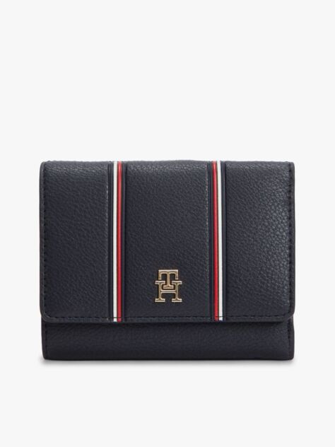 Blue Hilfiger Icon Signature Trifold Wallet  Women