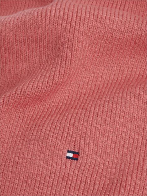 Pink Hilfiger Flag Knit Scarf With Wool  Women