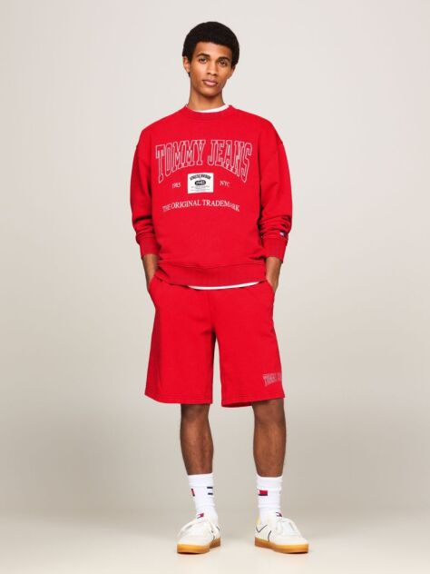 Red Archive Relaxed Sweatshirt  Men