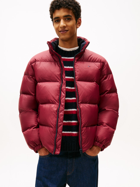 Red Water Repellent Down Jacket  Men