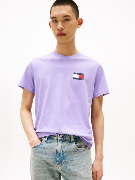 Purple Logo Slim T-Shirt  Men