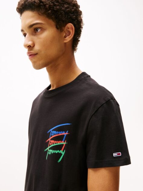 Black Back Logo Graphic T-Shirt  Men