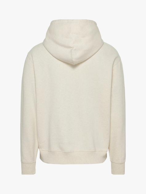 Beige Mélange Relaxed Hoody  Men
