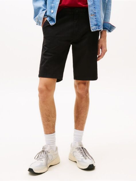 Black Scanton Slim Chino Shorts  Men