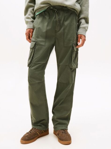 Green Otis Regular Cargo Pocket Joggers  Men