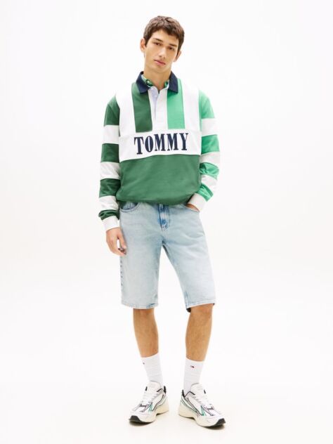 Denim Ronnie Whiskered Five-Pocket Slim Denim Shorts  Men