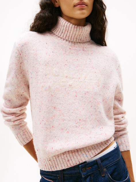 White Turtleneck Sweater  Women