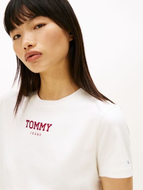 Beige Essential Regular Logo T-Shirt  Women