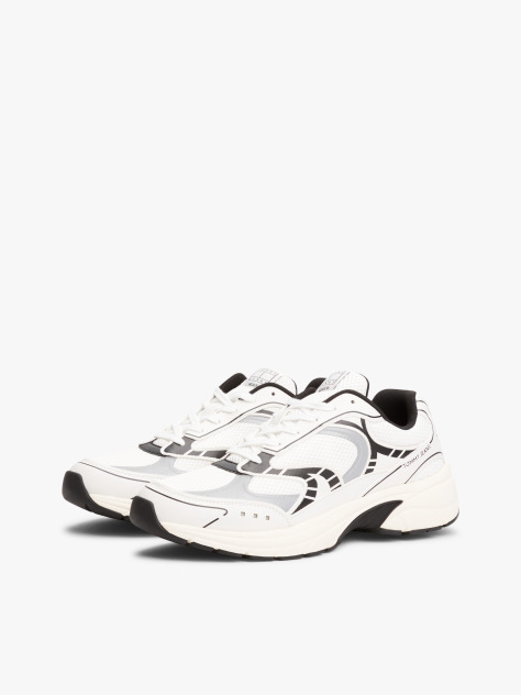 Black Mixed Texture Archive Runners  Men