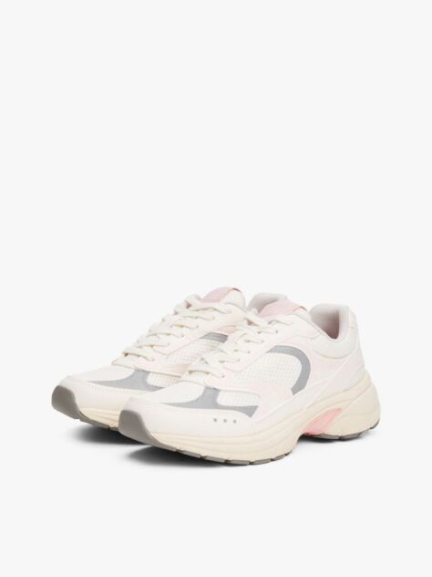 Pink Archive Mixed Texture Chunky Trainers  Women