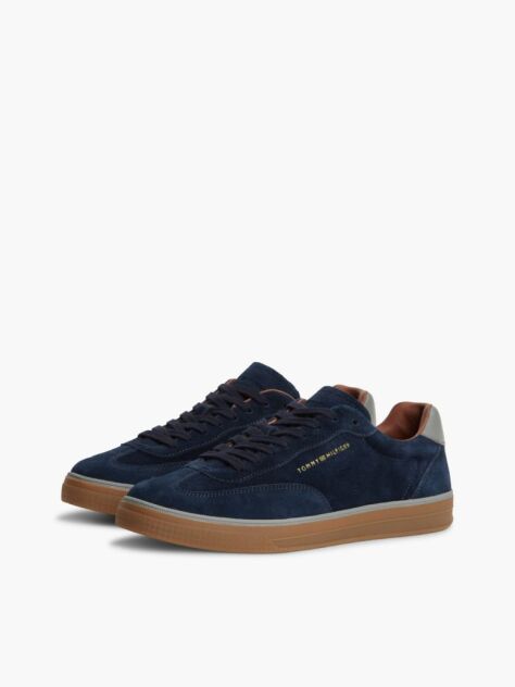 Blue New York Label Luxe Suede Trainers  Men