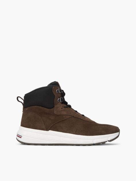Brown Suede Warm Lining Hybrid Chukka Boots  Men