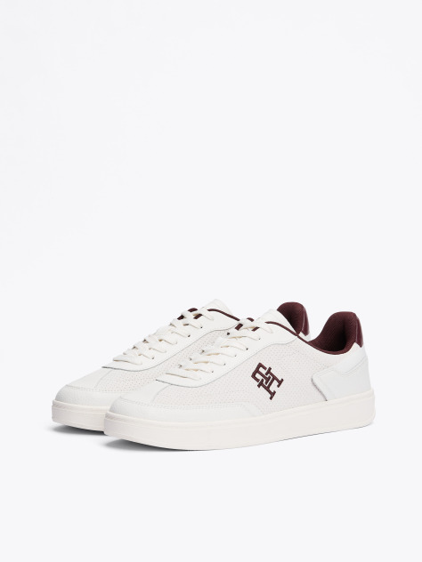 White TH Monogram Colour-Blocked Trainers  Women