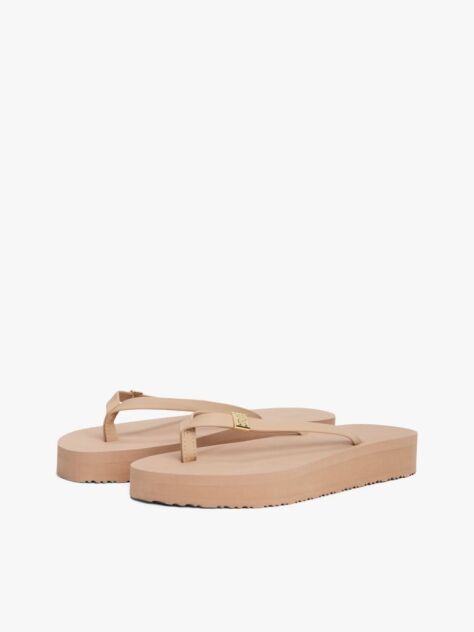 Pink Elevated Chic Beach Flip-Flops  Women