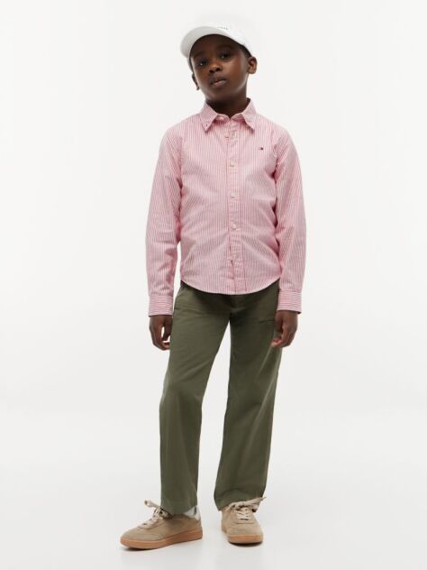 Multi Stretch Cotton Poplin Shirt  Boys