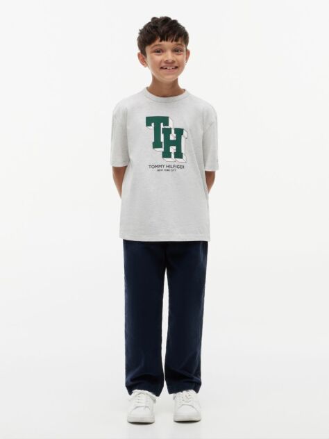 Grey Varsity Logo Jersey T-Shirt  Boys