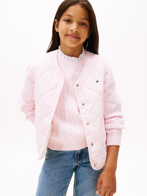 Multi Reversible Quilted Vest  Girls