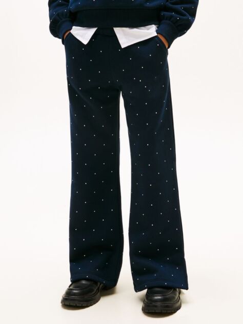 Blue Festive Stud Sweatpants  Girls