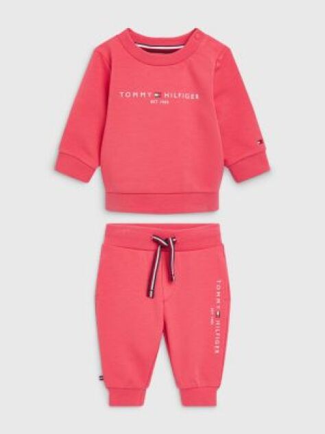 Grey Essential Sweatshirt And Joggers Set  Newborn