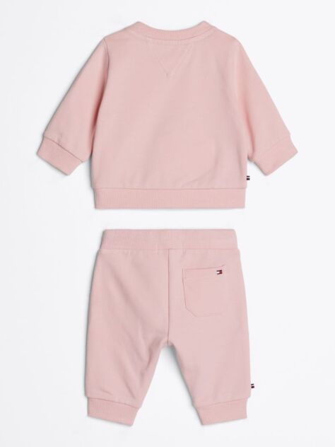 Pink Logo Sweatshirt and Joggers Set  Newborn