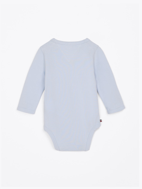 Blue Hilfiger Monotype Long Sleeve Bodysuit  Newborn
