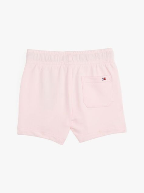 Pink Signature Tape Drawstring Shorts  Newborn
