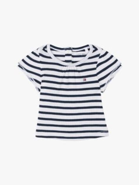 Multi Stripe Ribbed T-Shirt  Newborn